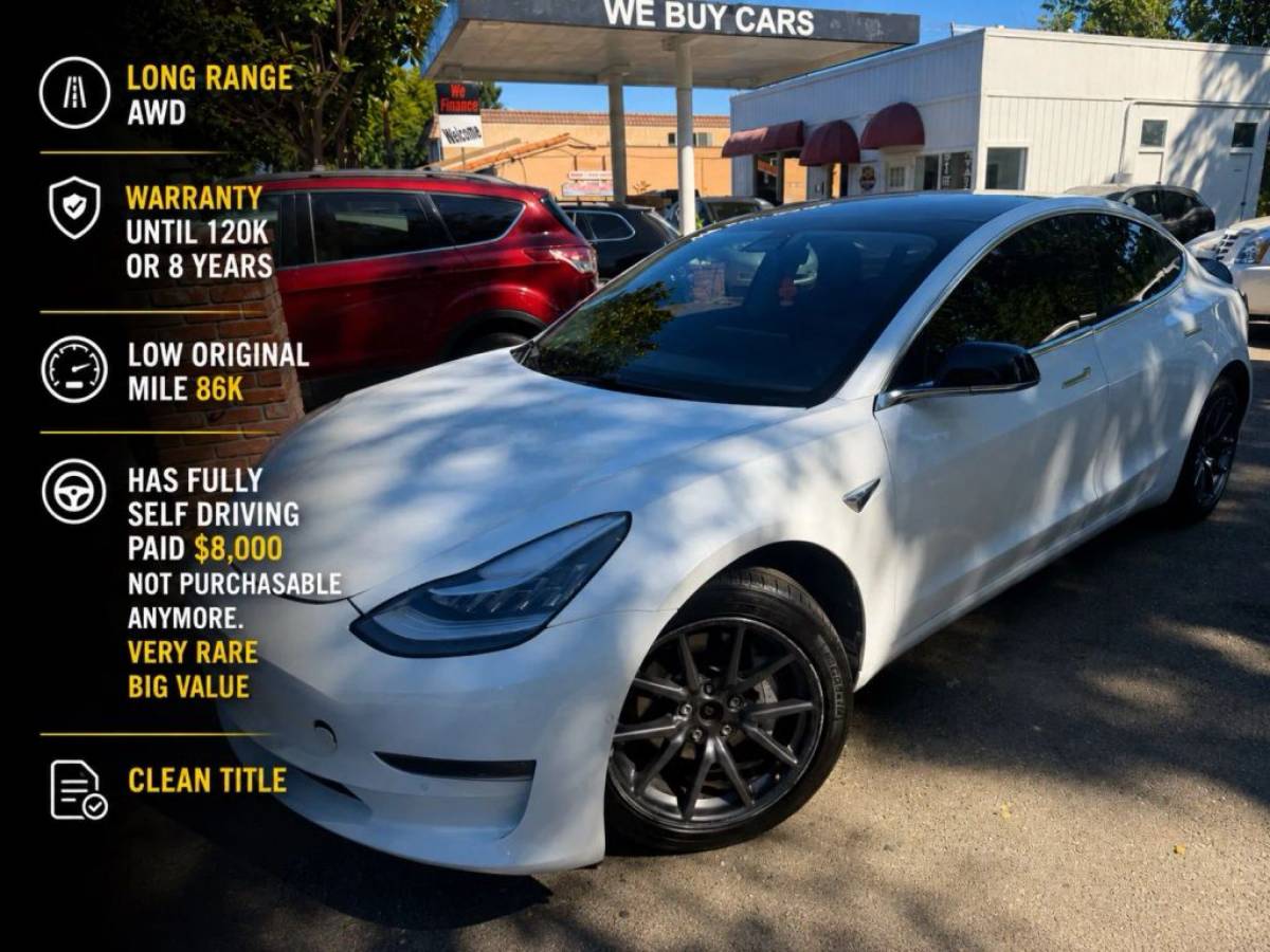 2019 Tesla Model 3 Long Range AWD